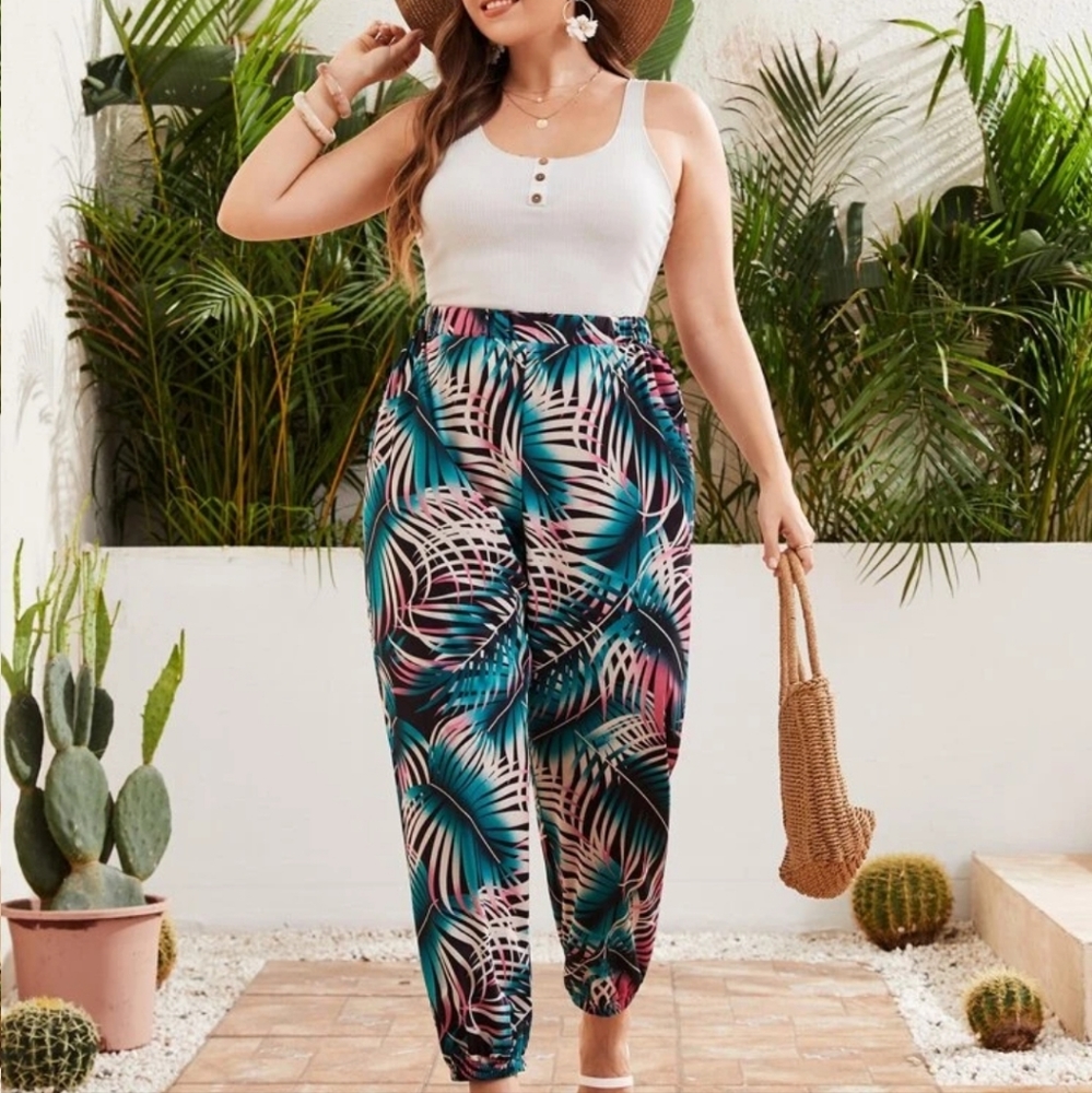 Shien tropical style pants